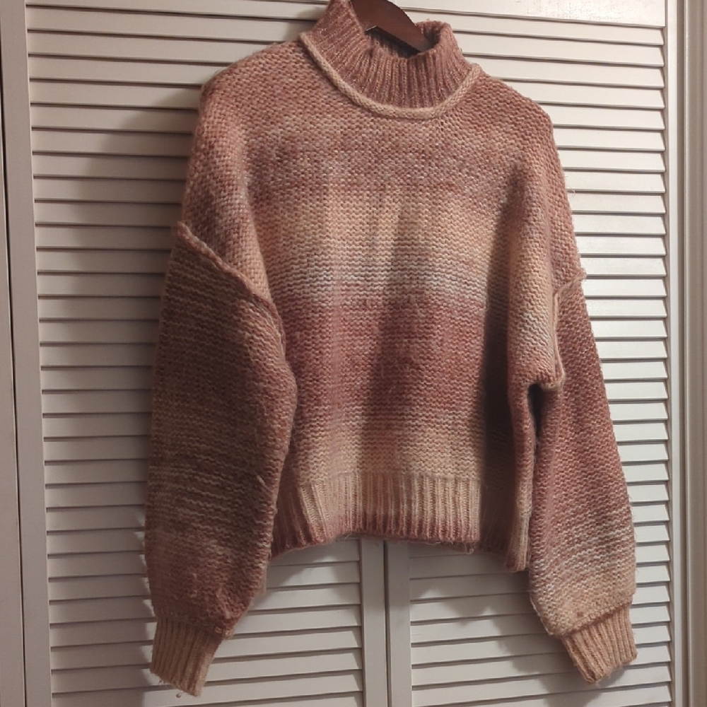 Rachel Zoe Blush Turtleneck Sweater